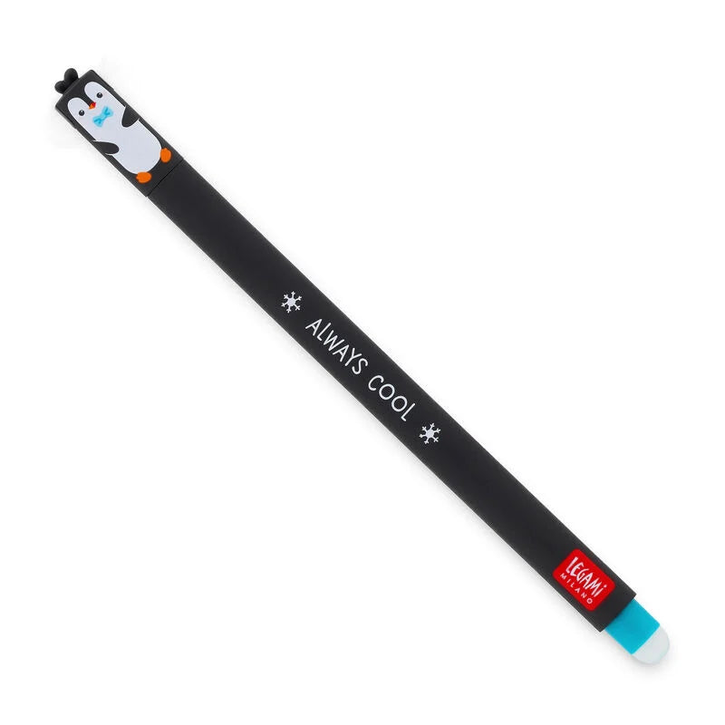 PENNA GEL CANCELLABILE LEGAMI PINGUINO -TURQUOISE