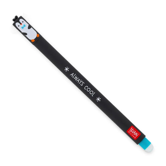 PENNA GEL CANCELLABILE LEGAMI PINGUINO -TURQUOISE