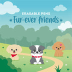 Set di 3 Penne Cancellabili - Erasable Pen - Fur-ever Friends