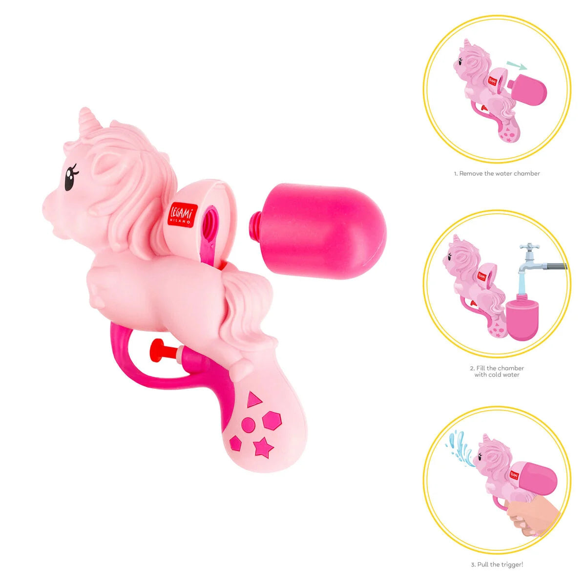 Pistola ad Acqua per Bambini Unicorn - Water Gun