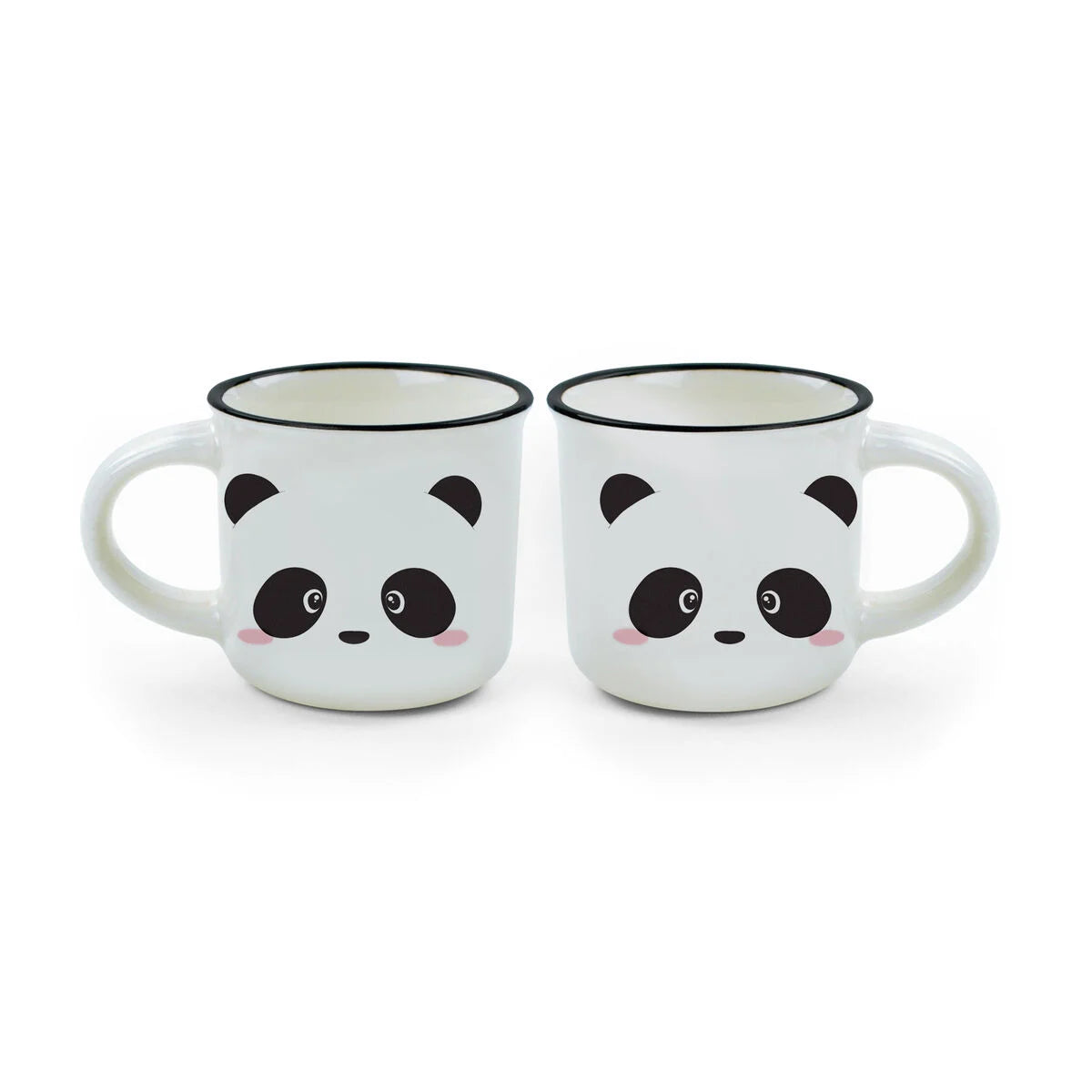 Set di 2 Tazzine da Caffè -panda- Espresso For Two