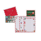 Set di 3 Penne Gel Cancellabili,Kit per Lettera a Babbo Natale,Penna Luminosa a Sfera