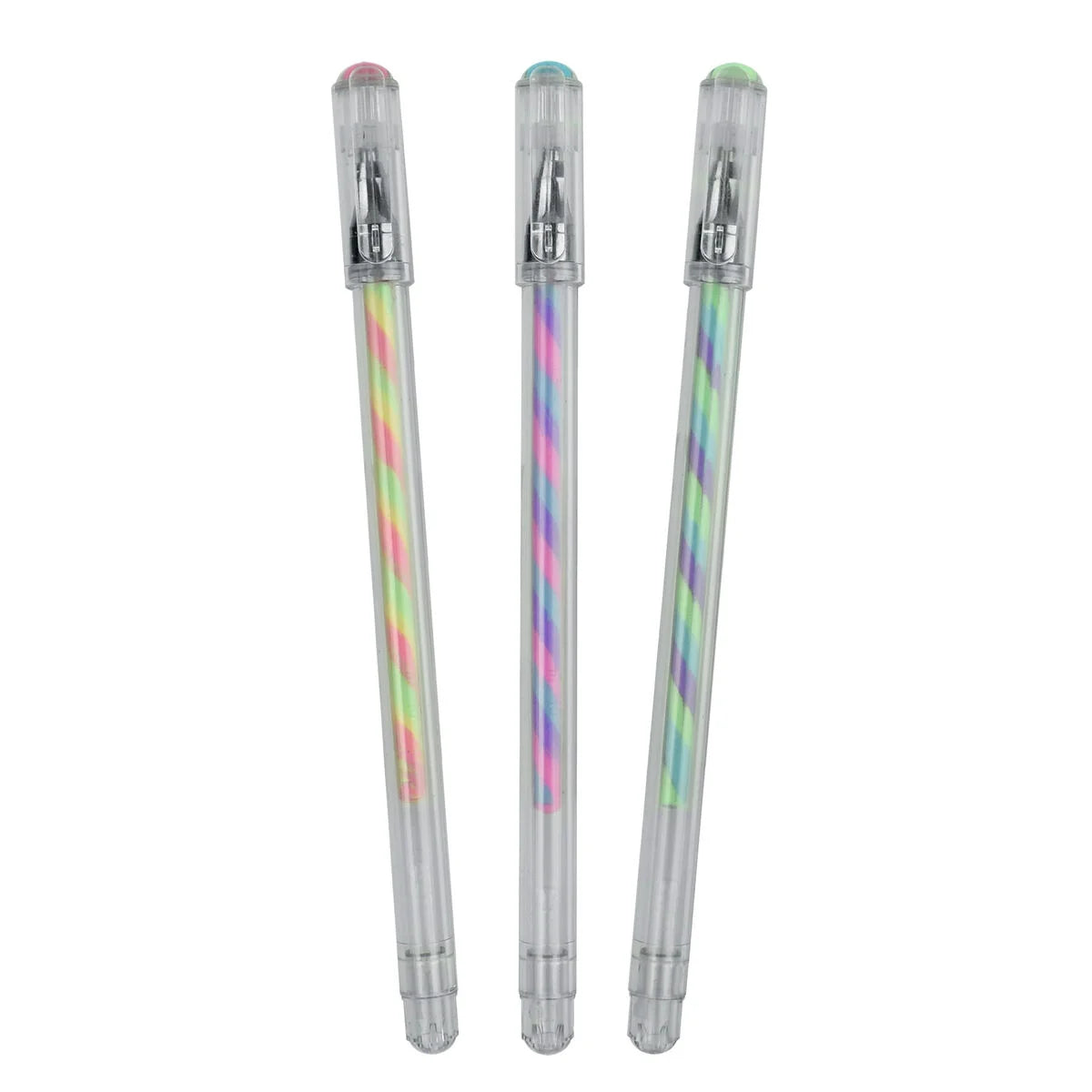 Set di 3 Penne Gel Multicolore