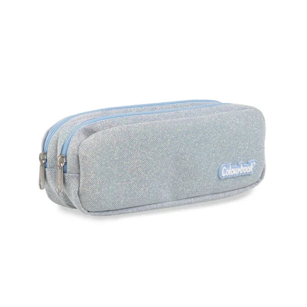 Astuccio 2 zip Glitter Colourbook
