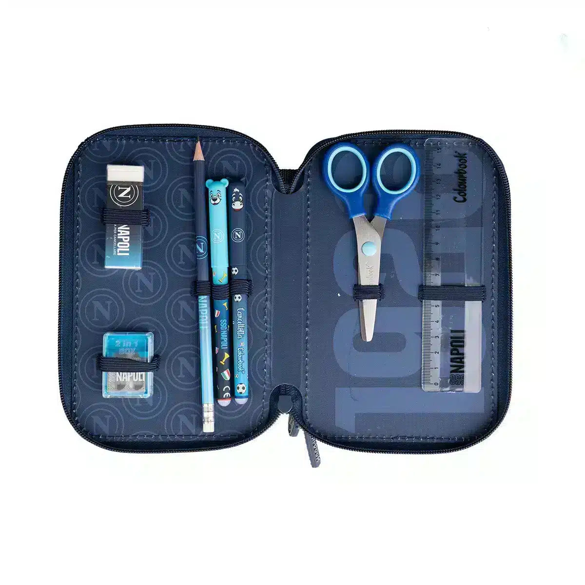 Astuccio 3 zip SSC Napoli COLOURBOOK