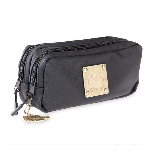 ASTUCCIO NERO DI PELLE GEOLIER