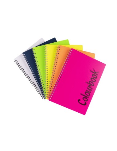 COLOURBOOK QUADERNONE MAXI SPIRALATO A4 (1 R)4 COLORI