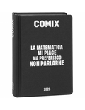 DIARIO COMIX 16M GIORNALIERO MINI BLACK&SILVER