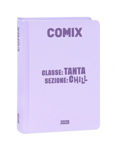 DIARIO COMIX 16M GIORNALIERO MINI LILLA