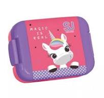 Porta Merenda Lunch Box Asilo e Tempo Libero Sj Gang Seven - UNICORNO