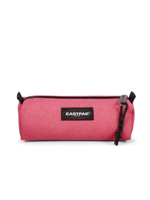 BENCHMARK Astuccio con zip rosa brillantinato