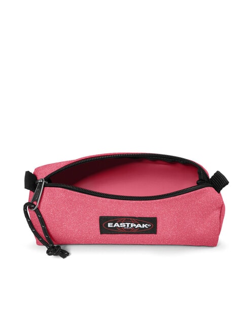 BENCHMARK Astuccio con zip rosa brillantinato
