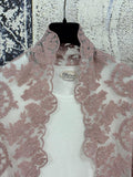 Foulard Versailles colore rosa antico