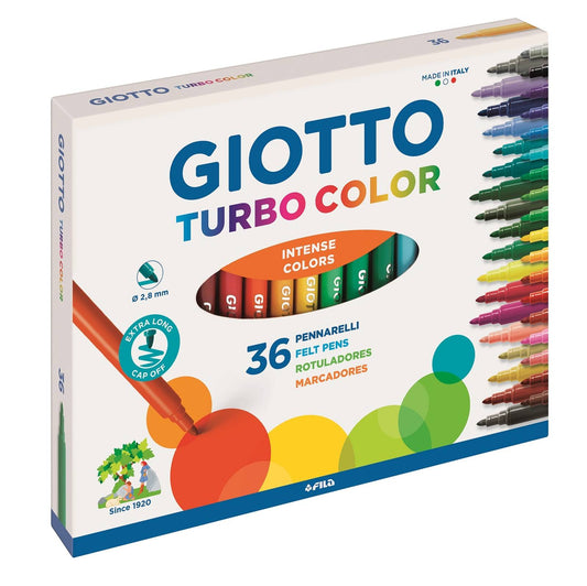 PENNARELLI GIOTTO TURBO COLOR 36 PZ PUNTA FINA