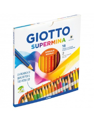PASTELLI GIOTTO SUPERMINA 18