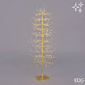 EDG Enzo De Gasperi Faggio con Base 400 Led di Natale H 120 Cm D 40 Cm Gold