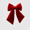 Fiocco Natale H 20 Cm L 15 Cm Burgundy