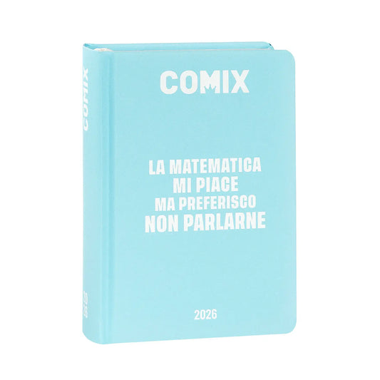 DIARIO COMIX 16M GIORNALIERO MINI AZZURRO