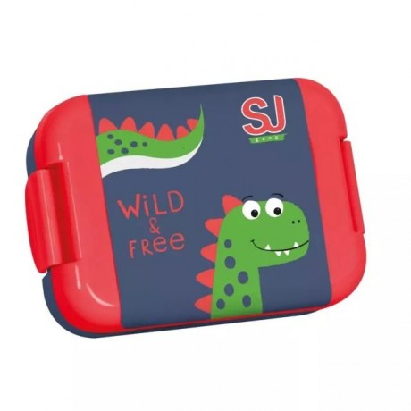Porta Merenda Lunch Box Asilo e Tempo Libero Sj Gang Seven® - Dinosauro