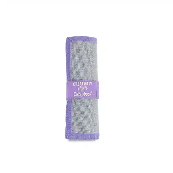 Rotolo portapastelli Glitter – 24 matite colorate Creativity Starts with Colourbook