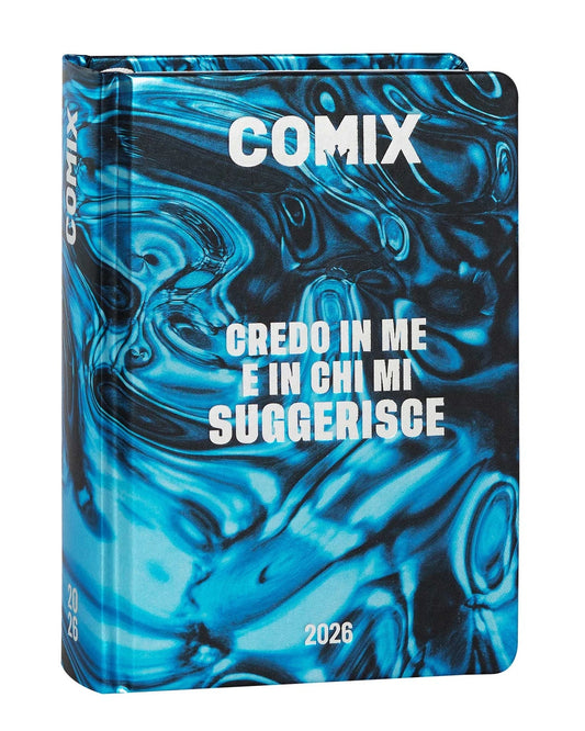 DIARIO COMIX 16M GIORNALIERO MINI METAL FLUID