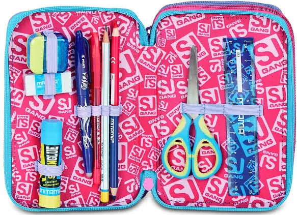 Astuccio 3 Zip Sj Gang Girl