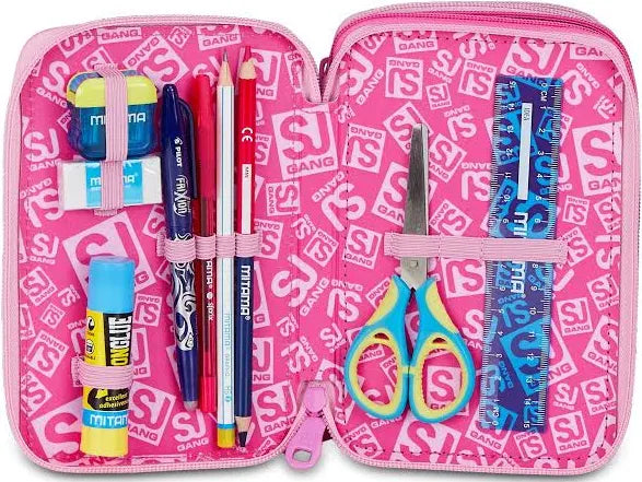 Astuccio 3 zip Sj Gang Heart Buddy Girl