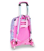 Trolley scuola SJ Jack 8 ruote Glow Led Unicorn Girl