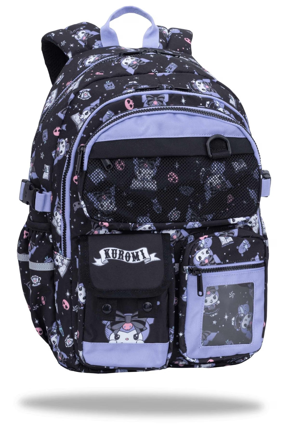 ZAINO KUROMI NERO TRE TASCHE